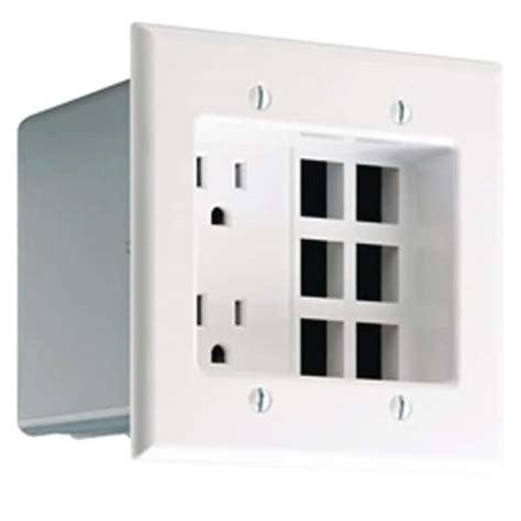 electrical recess box|recessed outlet box home depot.